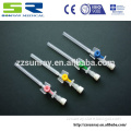 CE good quality IV cannula with wings